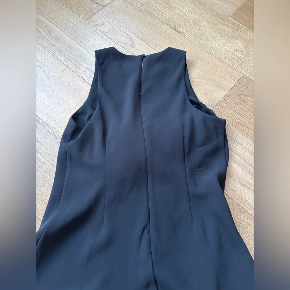 J.Crew long a line black dress womens 12